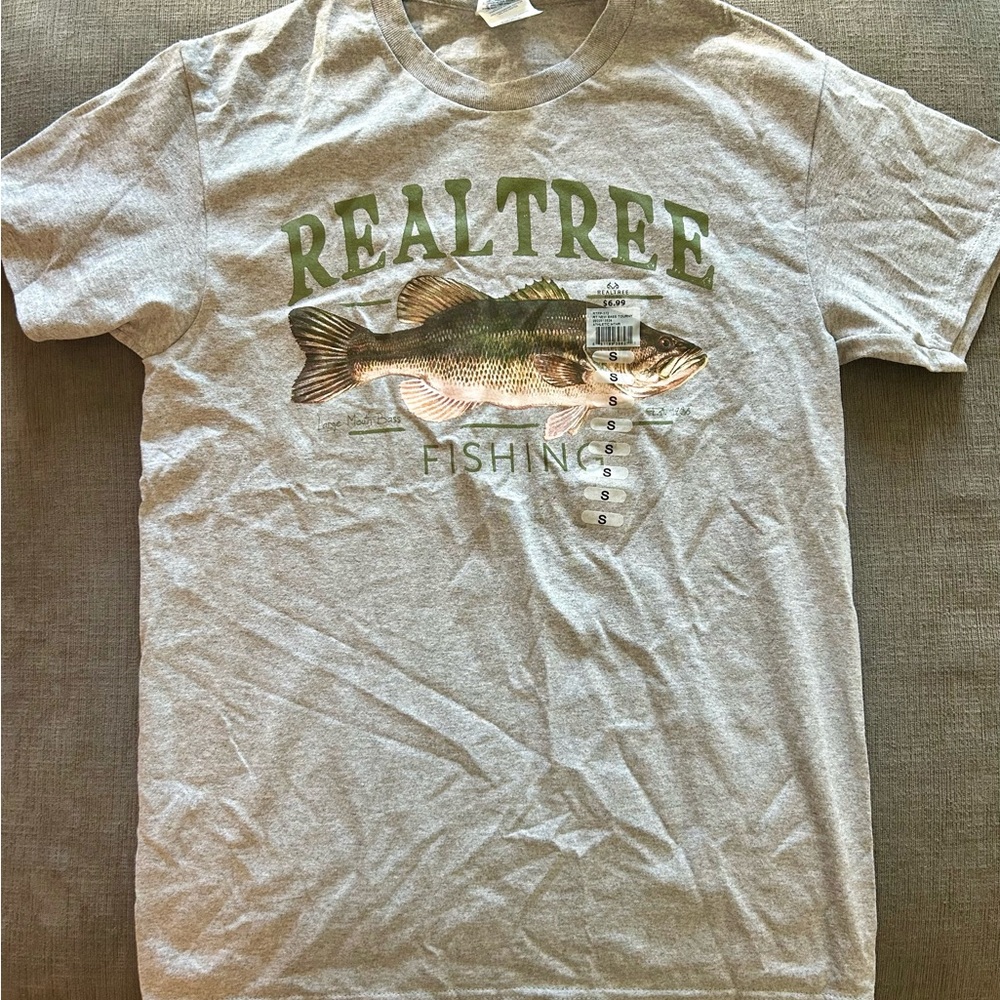 Realtree Gray Short Sleeve Tee